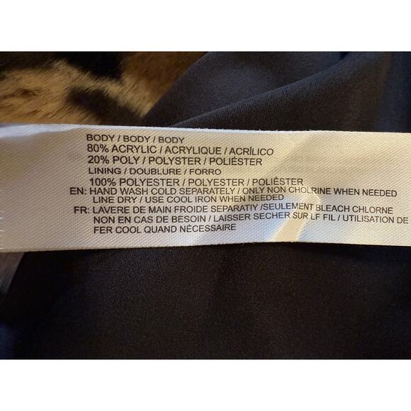 Band of Gypsies XS Faux Fur Camo Jacket Women's Green Multi Army MSRP $119 - Picture 3 of 12